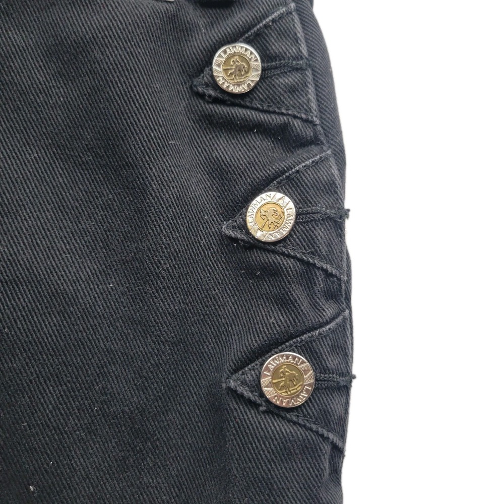 Lawman Western World Class Denim Bareback High-Rise Jeans Size 9 Rodeo Black VTG - Picture 7 of 9